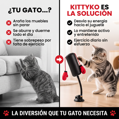 KittyKO🥊- Saco de Boxeo para Gatos