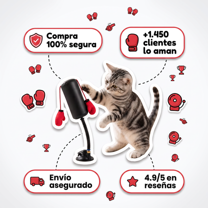 KittyKO🥊- Saco de Boxeo para Gatos